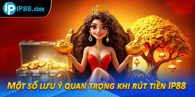 Một số lưu ý quan trọng khi rút tiền IP88 